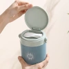304 stainless steel portable soup cup, student and office worker portable breakfast cup, plastic leak-proof porridge cup, milk cup with spoon Application Scenario